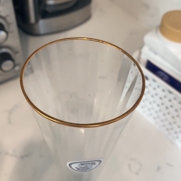 Gold rim champagne glasses - Picture 3 of 3